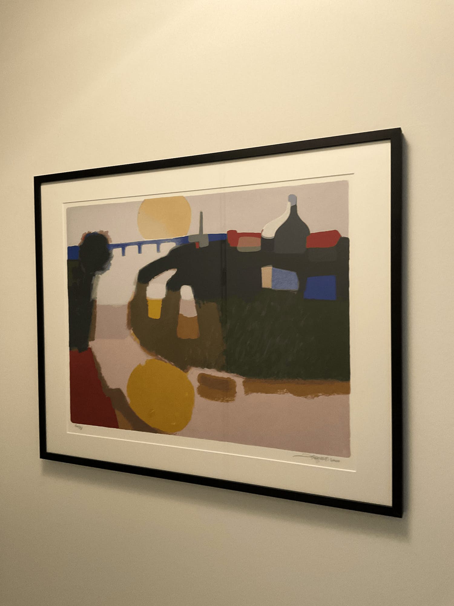 Leen Droppert - Uitzicht op Leerdam en glasfabriek Leerdam verkocht voor € 99!