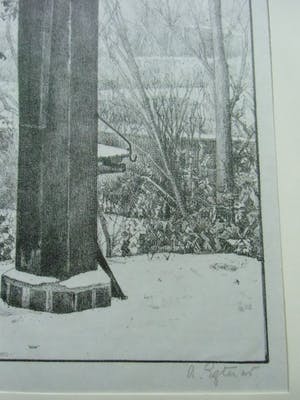 Anna Egter van Wissekerke - WATERPOMP IN BESNEEUWD LANDSCHAP kopen? Bied vanaf 30!