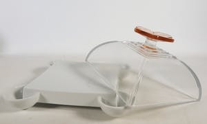 Borek Sipek - Lot van karaf met houder, glazen en stolp - Ontwerp voor DSM kopen? Bied vanaf 130!