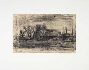 Wim Steijn - Houtskooltekening, Boerderij kopen? Bied vanaf 1!