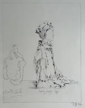 Horst Janssen - Heinrich Schwartz nach Albrecht Dürer, 1514 - Signierte Original Radierung kopen? Bied vanaf 110!