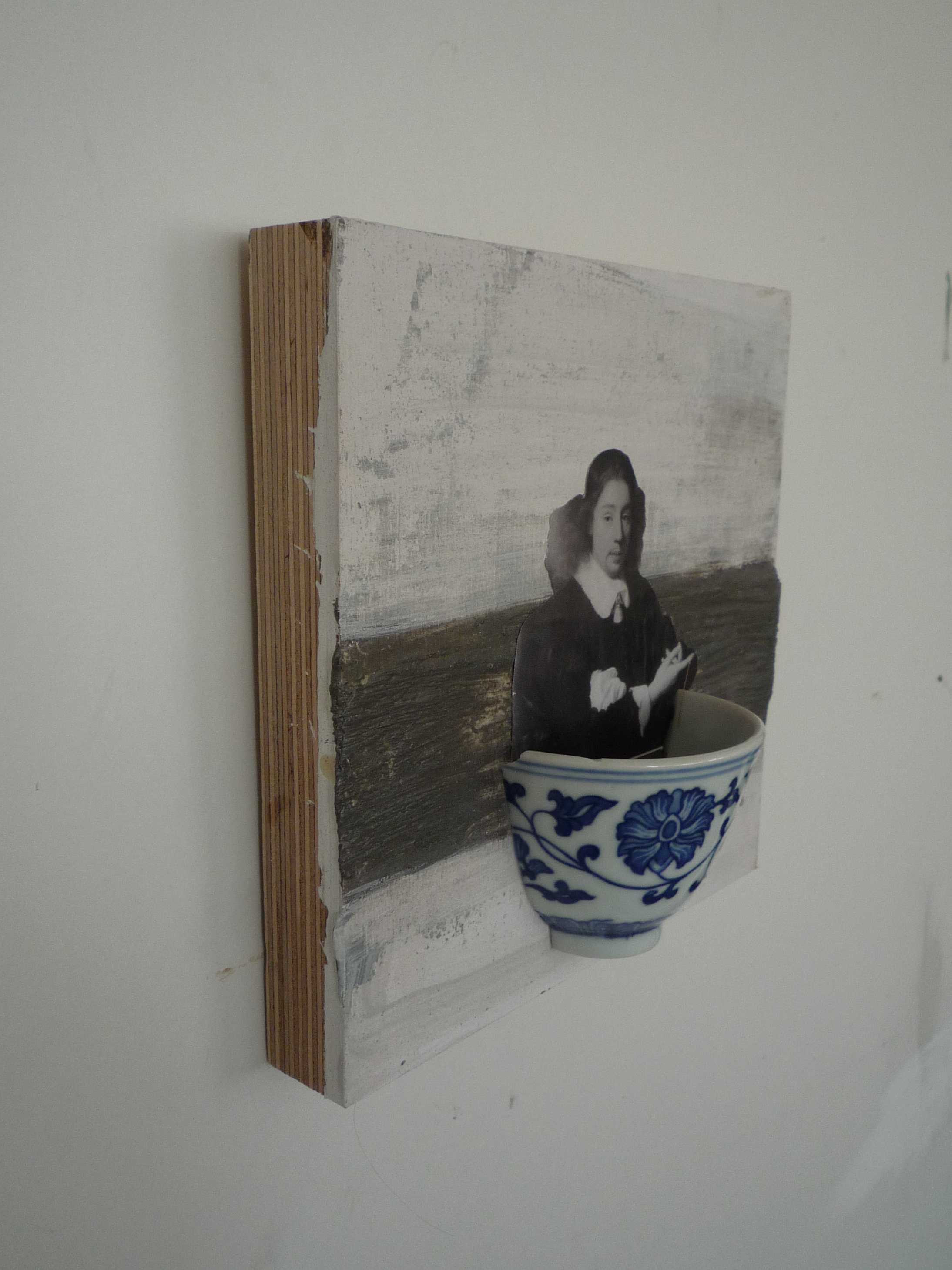 Irene van den Bos - Gentleman with his teacup. kopen? Bied vanaf 5!