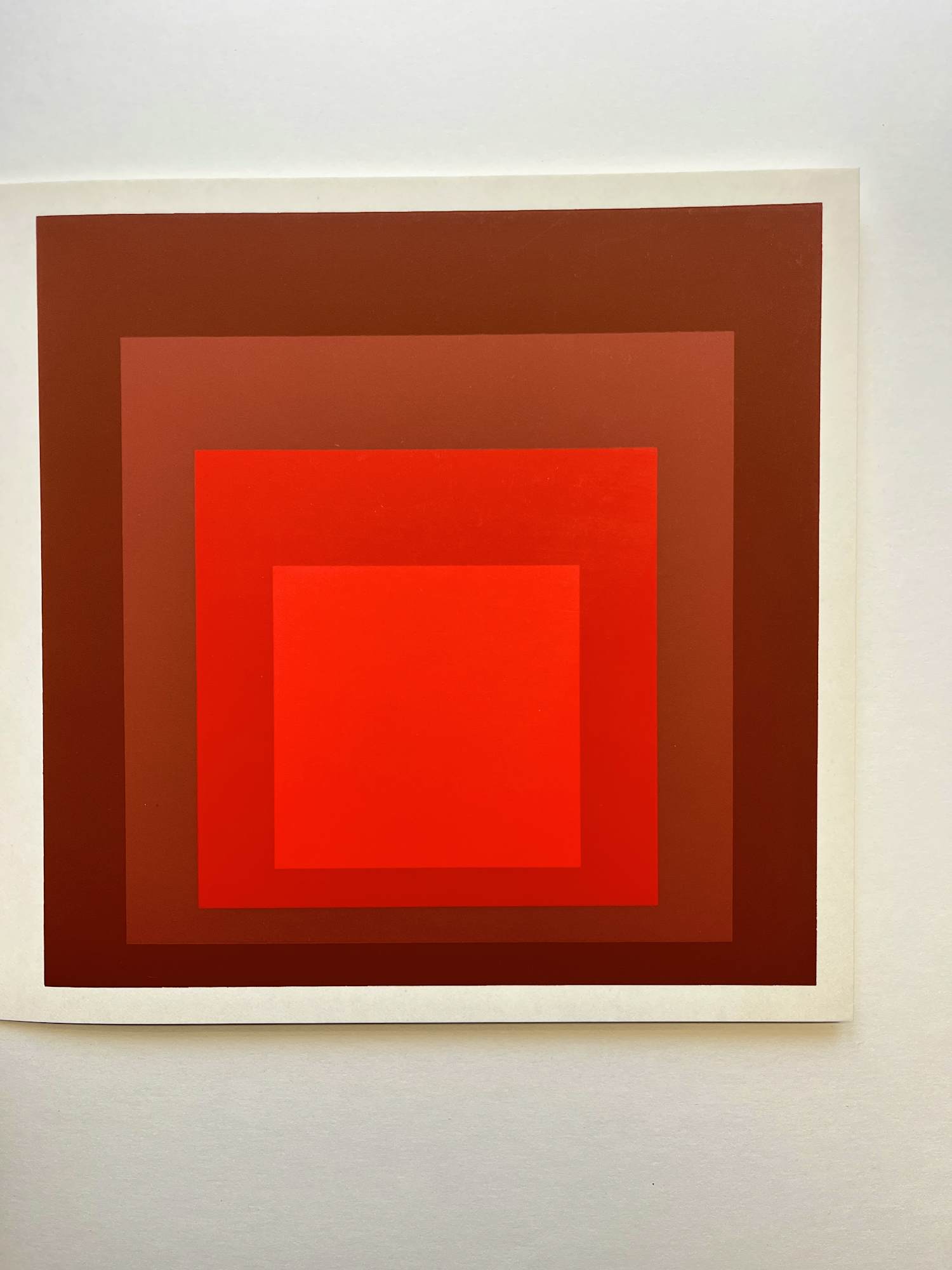Josef Albers - hommage to the square verkocht voor € 160!
