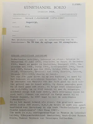 Gerrit Haverkamp - Oogsttijd kopen? Bied vanaf 45!