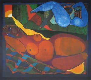 Theo Mackaay - Zeefdruk, Zonder titel kopen? Bied vanaf 50!