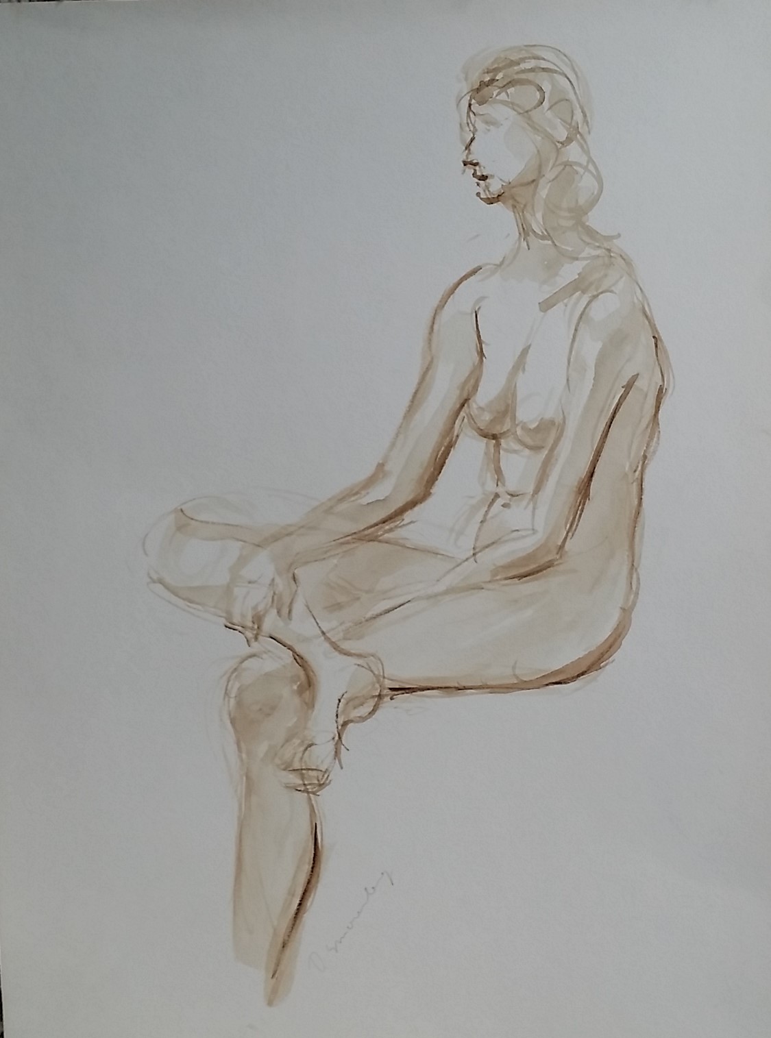 Dirk Smorenberg - aquarel op papier kopen? Bied vanaf 25!