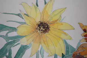 Jan Voerman (jr.) - aquarel bloemen 1929 - ingelijst kopen? Bied vanaf 120!