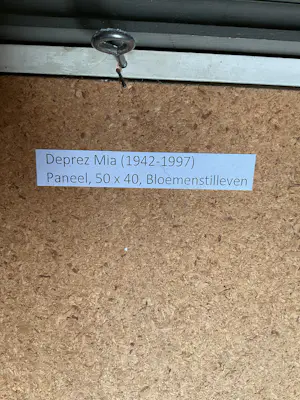 Mia Deprez - Bloemenstilleven kopen? Bied vanaf 100!
