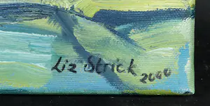 Liz Strick - Olieverf op doek, Rainbowland II kopen? Bied vanaf 1!