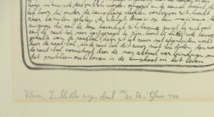 Joseph Cals - en Rene Glaser, Lot van twee litho's, Hommage aan Graham Sutherland + Z.T. kopen? Bied vanaf 1!