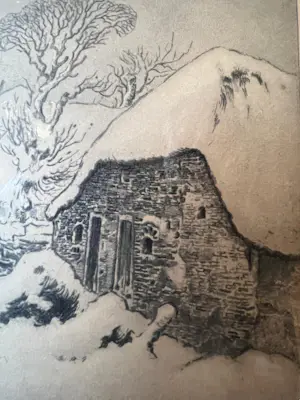 Toon de Jong - Winter in Blaricum kopen? Bied vanaf 75!