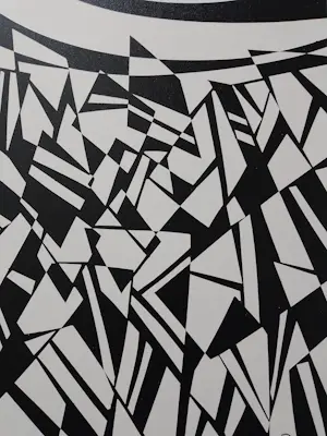 Wiesje van Dam - Abstract mountainlandscape kopen? Bied vanaf 49!