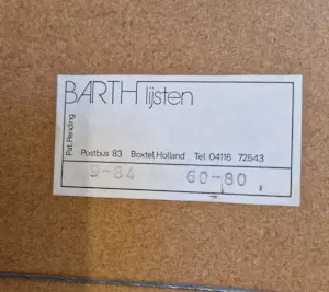 Ank Overweel - 2 zwemmende figuren - Aquarel-1981 kopen? Bied vanaf 15!