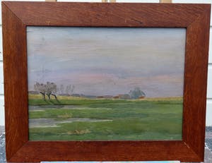 Cor Noltee - (1903-1967) Landschap met huizen aan de horizon kopen? Bied vanaf 100!