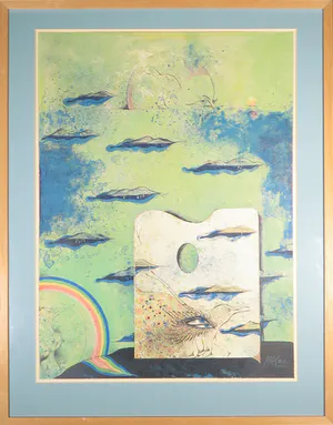 Ardy Struwer - Litho, Zonder titel - Ingelijst kopen? Bied vanaf 35!