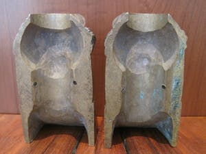 Brons (Onbekend) - Bronzen Kariatiden. kopen? Bied vanaf 60!