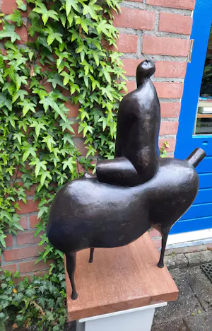 Peter Harskamp - Ruiter te paard. kopen? Bied vanaf 2350!