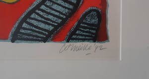 Corneille - " CHANT D' ETE " Zeefdruk uit 1992 kopen? Bied vanaf 225!