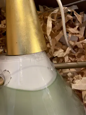 Michel van Overbeeke - Bijzondere lamp van glas / Droomluchter - inclusief 2 boeken! kopen? Bied vanaf 400!