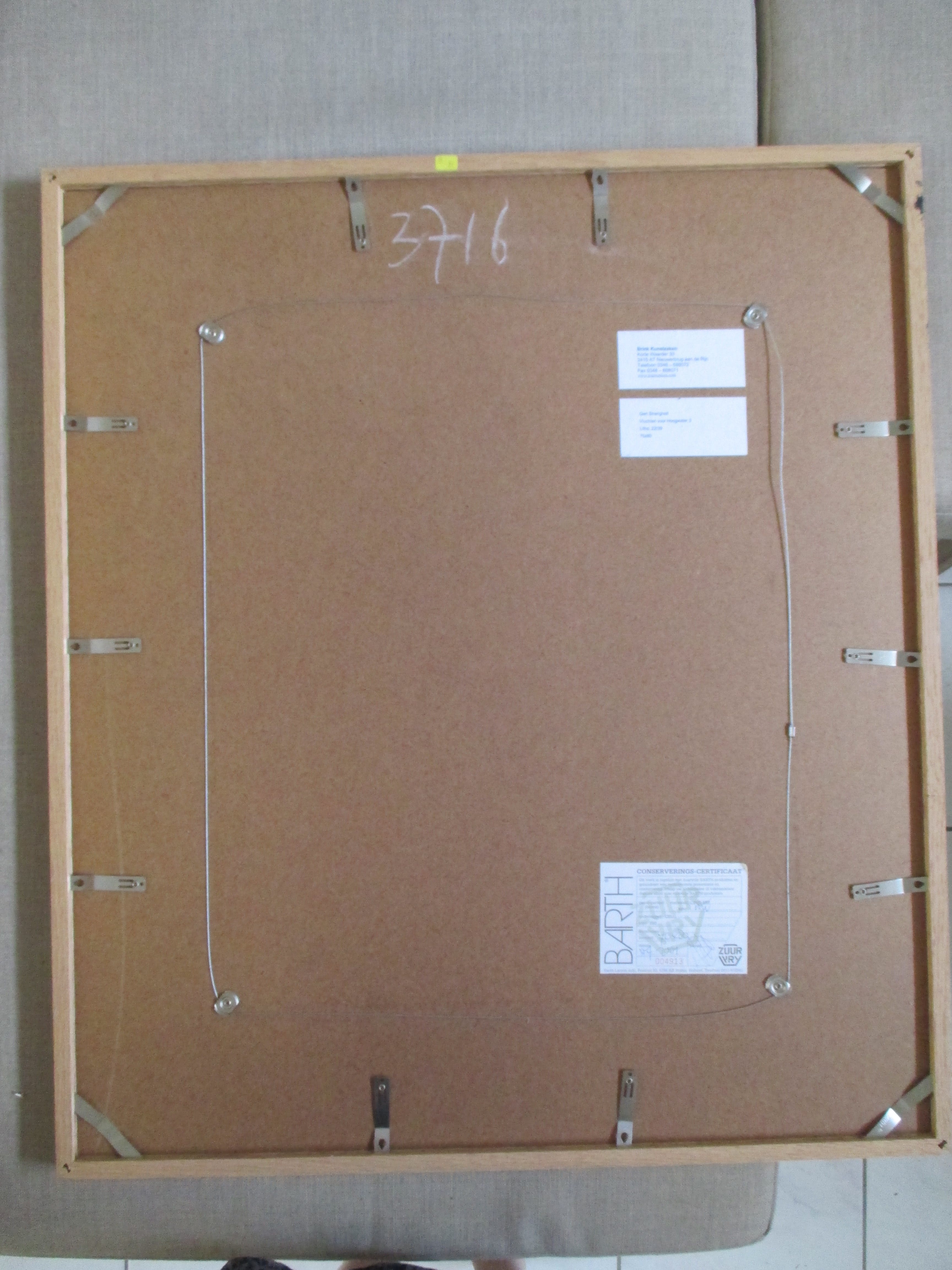 Gert Strengholt - Ingelijste litho 'Vluchten voor hoogwater 3' kopen? Bied vanaf 55!