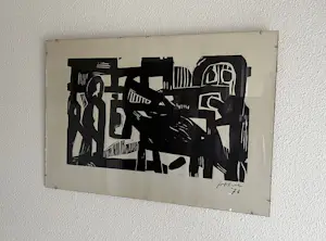 Jan van der Zee - Abstract werk kopen? Bied vanaf 150!