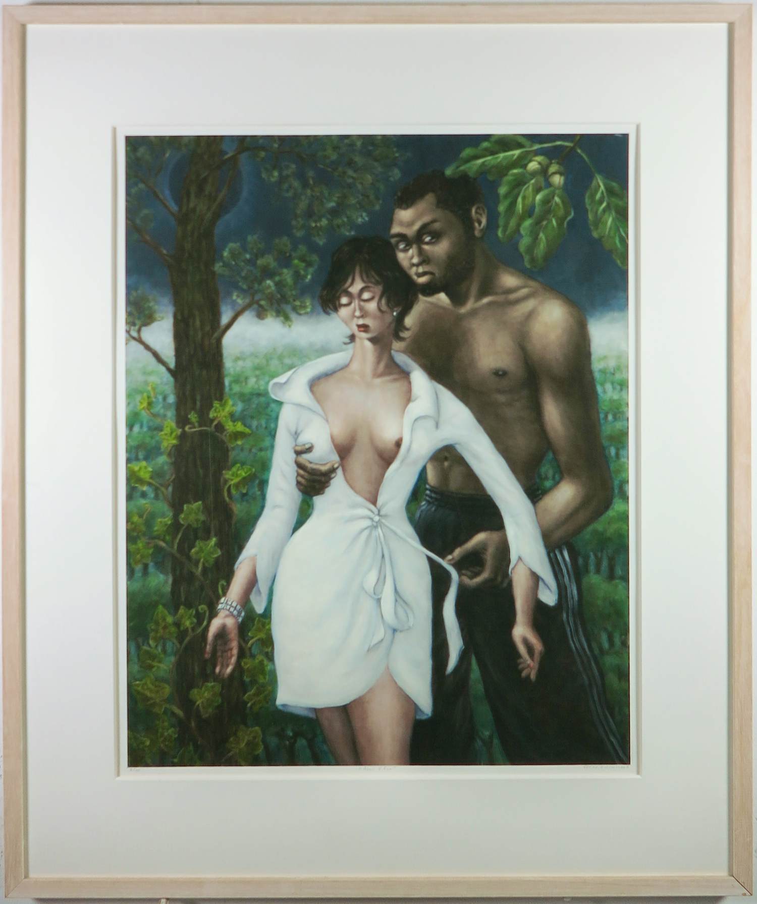 Frans Franciscus - Piezo print, Adam & Eve lll - Ingelijst kopen? Bied vanaf 50!