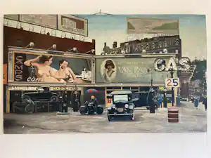 Guy Johnson - Street view 1920? verkauft für € 150!