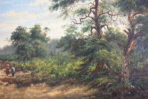 Paul Weber - Wandelaarsters in landschap kopen? Bied vanaf 220!
