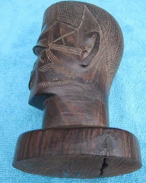 Afrikaans - Buste van een krijger. kopen? Bied vanaf 20!