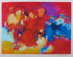 Arthur Bernard - Zeefdruk, Time has stilled - Ingelijst kopen? Bied vanaf 35!