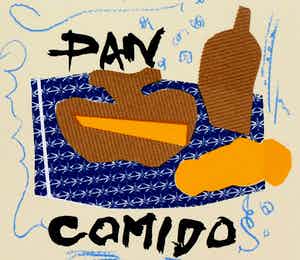 Kees Salentijn - Zeefdruk: Pan comido - 1997 verkocht voor € 55!