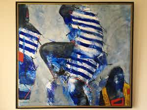 Willem van Scheijndel - Jumping woman verkocht voor € 700!