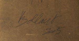 Jan Bollaert - Acryl op papier, Tetsui Tyin - Ingelijst (Groot) kopen? Bied vanaf 1!