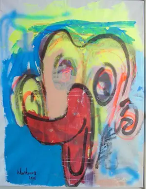 Peter Klashorst - expressionistische karikatuur van Peter Klashorst kopen? Bied vanaf 75!