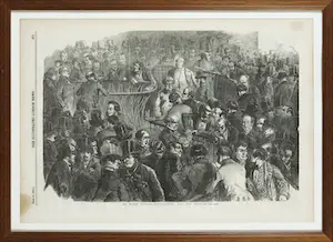 Niet of onleesbaar gesigneerd - Lot van drie prenten uit The Illustrated London News kopen? Bied vanaf 1!