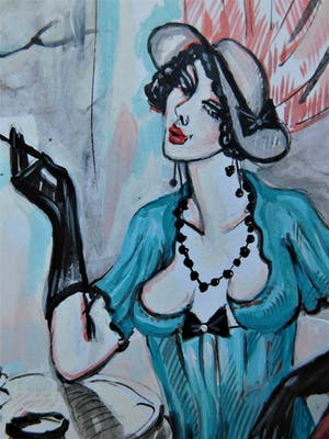 Natia Antadze - " Dame in Caffè " kopen? Bied vanaf 1!