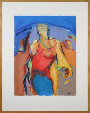 Arthur Bernard - Zeefdruk, African Queen - Ingelijst kopen? Bied vanaf 1!