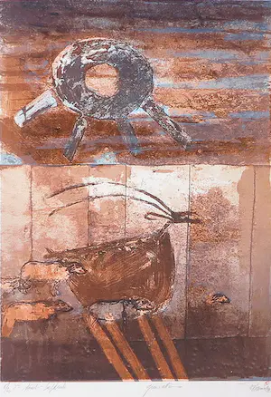 Veerle Rooms - Lot van twee zeefdrukken kopen? Bied vanaf 1!