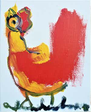 Anton Heyboer - De oervogel . verkocht voor € 400!