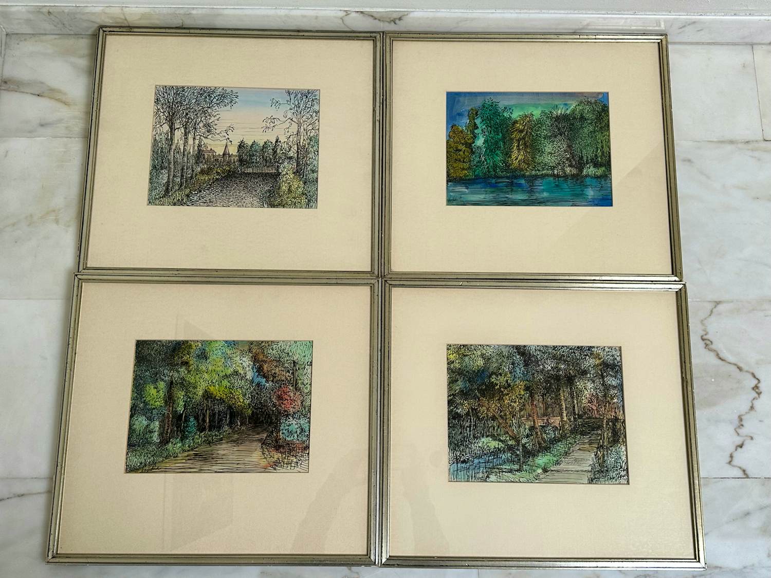 Jan Hofland - VIERLUIK 'Rondom Wassenaar' kopen? Bied vanaf 99!