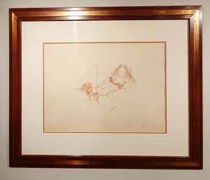 John Lennon - laatste kans litho from Bag One series 1970 "Erotic 5" mat verkocht voor € 79!