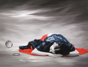 Fidel Garcia - Giclée op doek, Magic Woman - Ingelijst kopen? Bied vanaf 70!