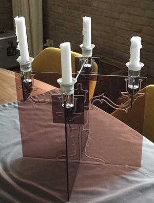 Niet of onleesbaar gesigneerd - Design kandelaar kopen? Bied vanaf 1!