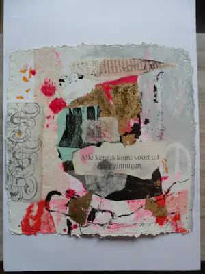 Miriam Slaats - Zeefdruk, Titel ,Alle kennis komt voort uit onze zintuigen kopen? Bied vanaf 35!