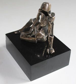 Rik Poot - zittende figuur kopen? Bied vanaf 495!