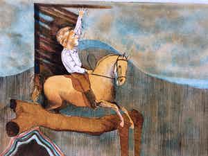 Aat Verhoog - Te paard verkocht voor € 75!