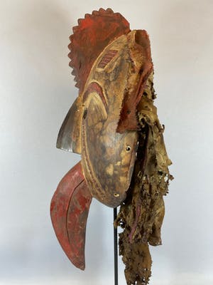 Dan - Rare & Old Tribal used African Dan mask - Ivory Coast. kopen? Bied vanaf 45!
