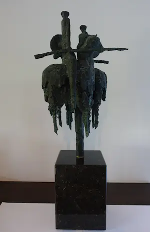 Brons (Onbekend) - "Toernooiridders " in brons TOPBEELD! kopen? Bied vanaf 450!