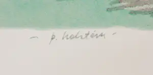 Klaas Gubbels - Jan Cremer en andere! Map met handgesigneerde grafiek, 'Kunst in het Volkspark' kopen? Bied vanaf 500!