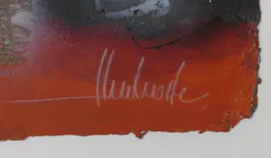 Theo Koster - Zeefdruk en collage, Zonder titel - Ingelijst kopen? Bied vanaf 40!